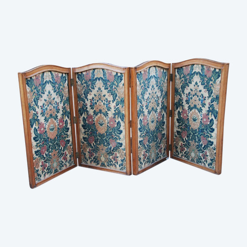 Petit Paravent à 4 Feuilles époque Louis XV