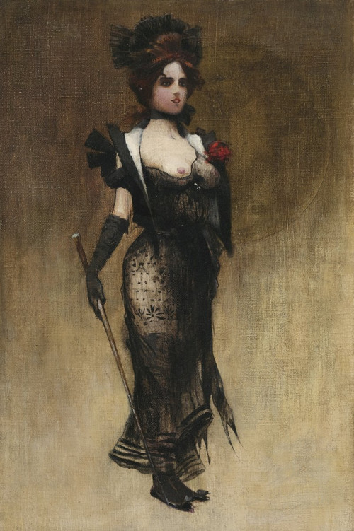 French School Of The End Of The 19th Century - The Courtesan Or Decadence, Circa 1895