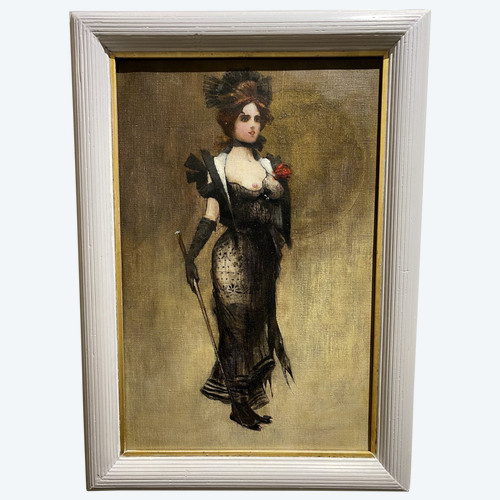 French School Of The End Of The 19th Century - The Courtesan Or Decadence, Circa 1895