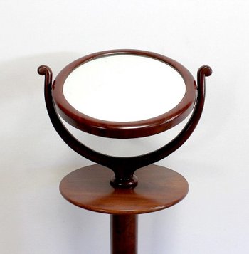 Psyche mirror for men in Cuban mahogany, Empire period - early 19th century