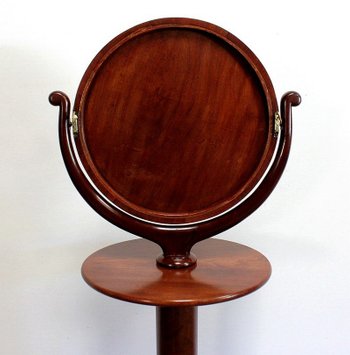  Psyche mirror for men in Cuban mahogany, Empire period - early 19th century