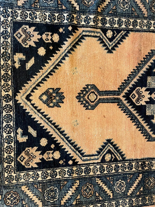 Persian Rug 2m21-1m29 with Blue Decor