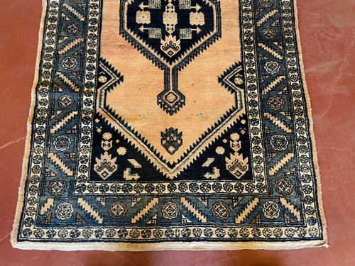 Persian Rug 2m21-1m29 with Blue Decor