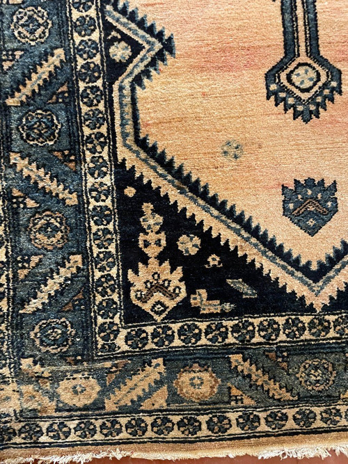 Persian Rug 2m21-1m29 with Blue Decor