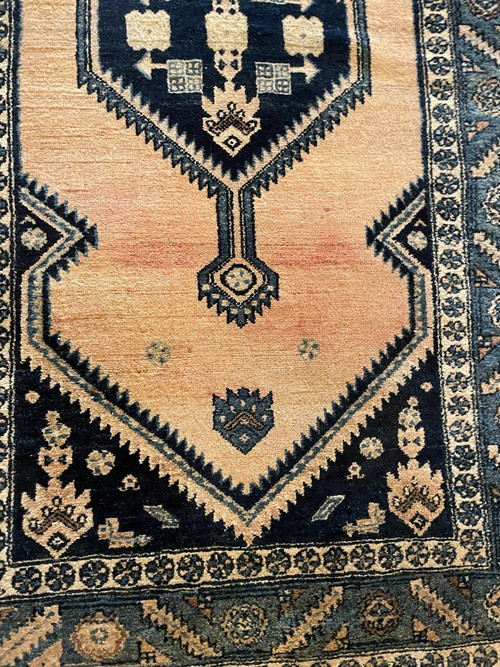 Persian Rug 2m21-1m29 with Blue Decor