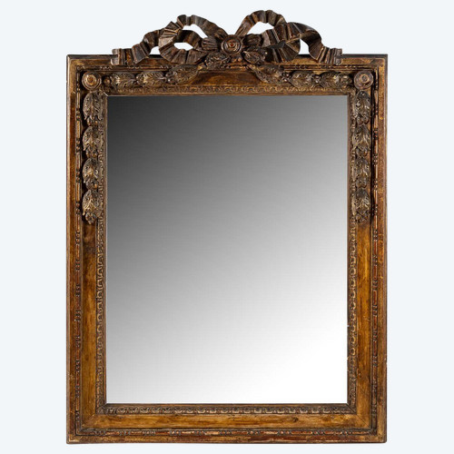 Louis XVI Style Golden Carved Wood Frame