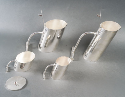 Servizio da Tè E Caffè In Metallo Argentato