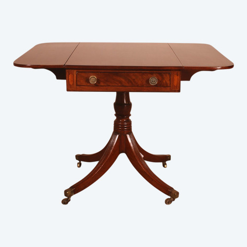 Petite Table à Rabat Pembroke début Du 19° Siècle En Acajou