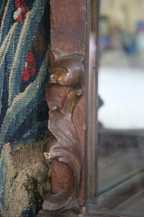 Vetrina in legno laccato, opera italiana, XVIII secolo.