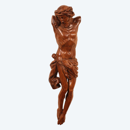 Christus 18° Jahrhundert Aus Eiche -Frankreich