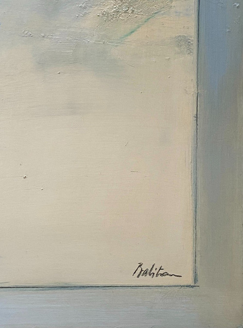 Jean-Jacques Balitran, Tableau Paysage De Loire En été.