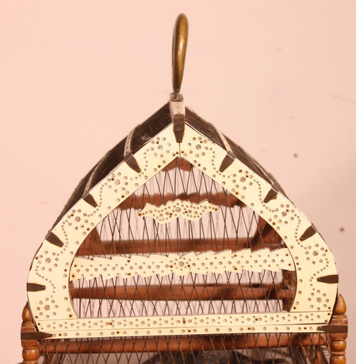 Cage à Oiseaux En Os -19° Siècle