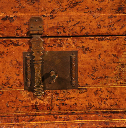 19th Century Leather Document/Letter Wallet-france
