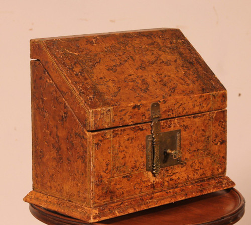 19th Century Leather Document/Letter Wallet-france