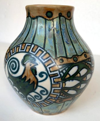 Vaso in gres KERAMIS - Charles CATTEAU - Art Deco - 1920 - Atelier de Fantaisie