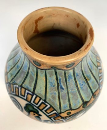 Vaso in gres KERAMIS - Charles CATTEAU - Art Deco - 1920 - Atelier de Fantaisie