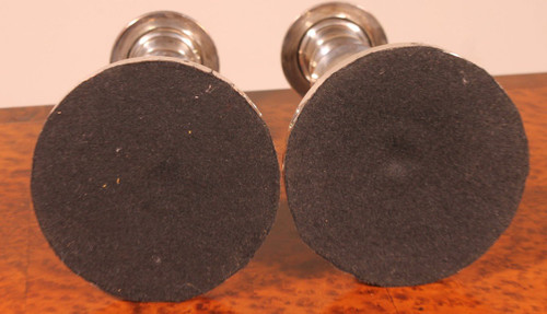 Pair Of 19th Century Candleholders -England