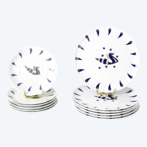 Twelve Plates After Jean Picart Le Doux For The Concorde