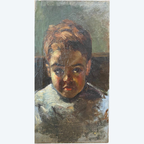 Edwin Ganz (1871-1957) - Child Portrait