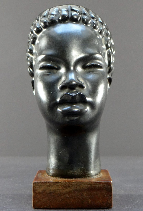 Frankreich, Jahre 1950/1960, afrikanische Keramik-Videpoches Roger Capron Spirit.