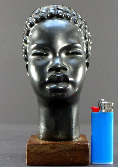 Frankreich, Jahre 1950/1960, afrikanische Keramik-Videpoches Roger Capron Spirit.