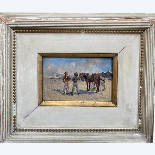 Andrés Gimeno (né En 1879) - Les Deux Gitans, Biarritz 1898