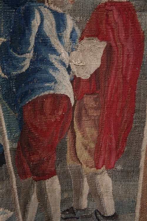 Pannello di arazzo Aubusson del XVIII secolo.