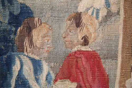 Pannello di arazzo Aubusson del XVIII secolo.