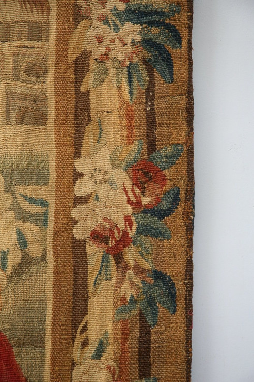 Pannello di arazzo Aubusson del XVIII secolo.
