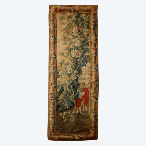 Pannello di arazzo Aubusson del XVIII secolo.