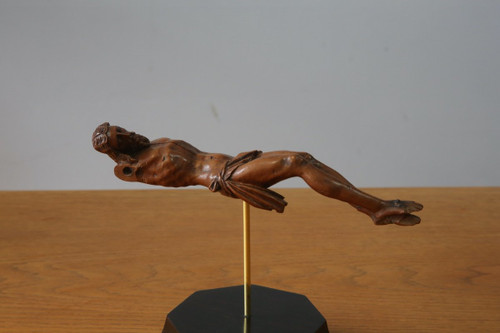 Cristo in legno di bosso intagliato, Italia, XVIII secolo