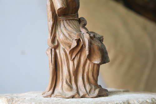 Madonna con Bambino in terracotta, opera italiana del XVI secolo