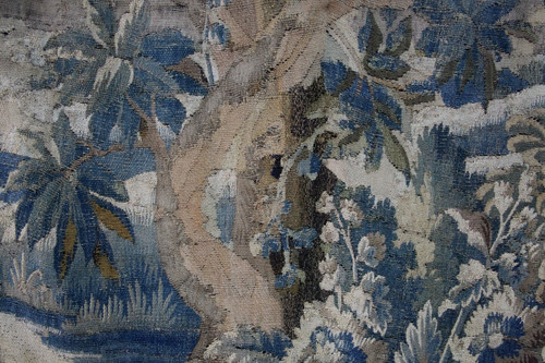Arazzo Aubusson, verde del XVIII secolo.