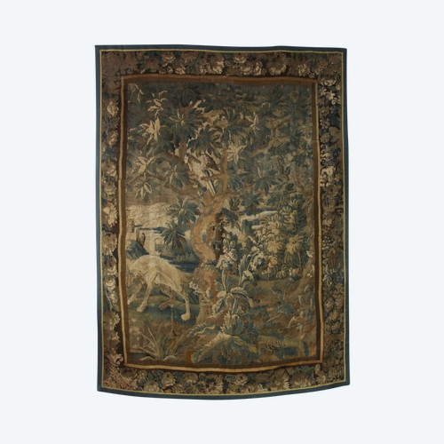 Arazzo Aubusson, verde del XVIII secolo.