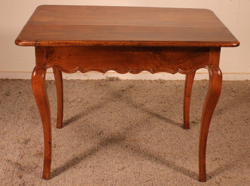 Petite Table d'Appoint XVIII Siècle En Noyer