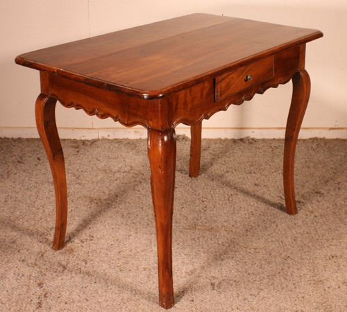 Petite Table d'Appoint XVIII Siècle En Noyer