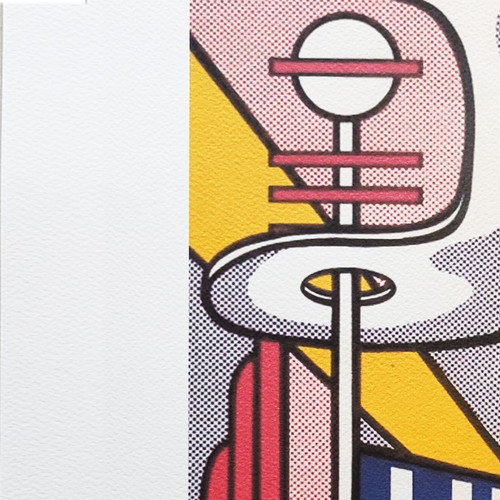 1980 Superb Original Roy Lichtenstein "Lincoln Center" Limited Edition Lithograph