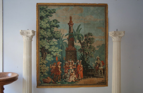 Carta da parati "The Incas", 1820 circa, di Joseph Dufour.