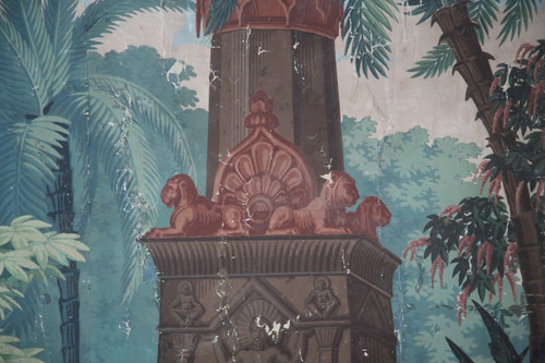 Carta da parati "The Incas", 1820 circa, di Joseph Dufour.