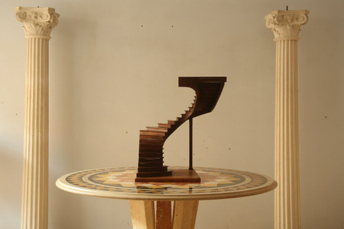Master staircase, an award-winning masterpiece of craftsmanship Guy Delbarre 1901