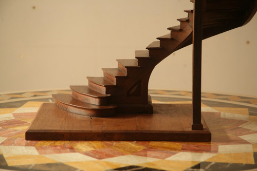 Master staircase, an award-winning masterpiece of craftsmanship Guy Delbarre 1901