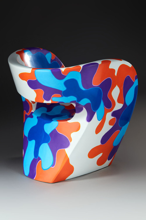 Pop - Fauteuil Little Albert par Ron Arad, peint à la main, Signé Amane 