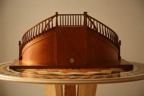 Staircase model, award-winning masterpiece by journeymen and MOF Albert MAZAUDIER, 1928