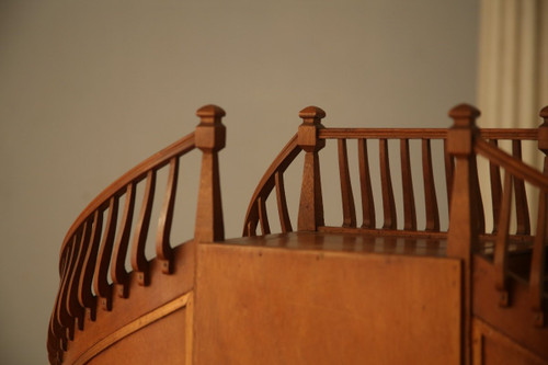 Staircase model, award-winning masterpiece by journeymen and MOF Albert MAZAUDIER, 1928