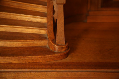 Staircase model, award-winning masterpiece by journeymen and MOF Albert MAZAUDIER, 1928