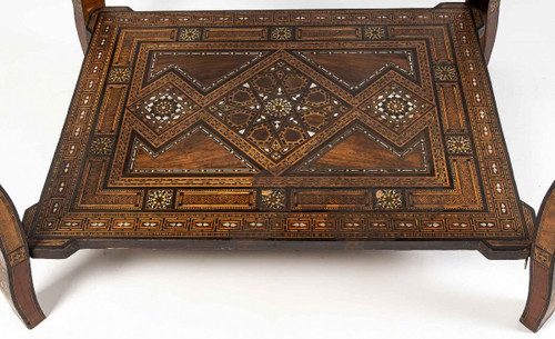 Meuble Coffret à Nécessaire De Toilette Style Syrien Fin XIXème Siècle