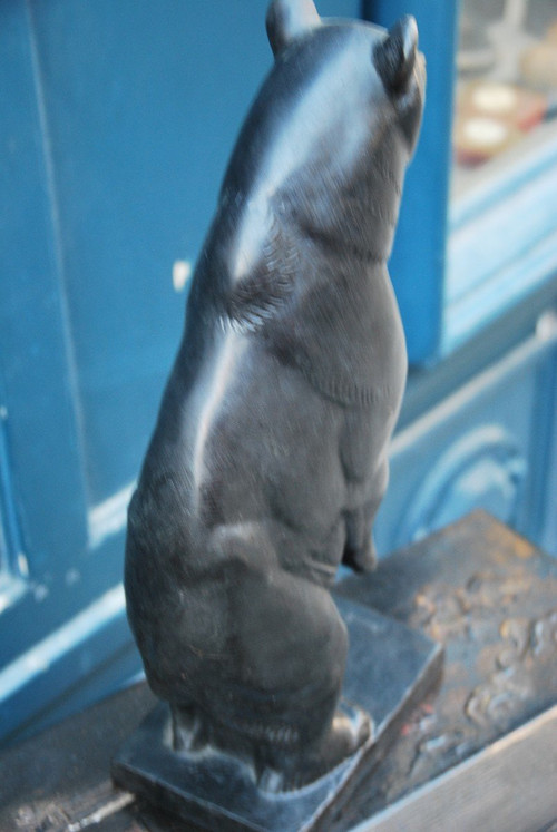 Scultura in bronzo, orso D da Arnold Huggler