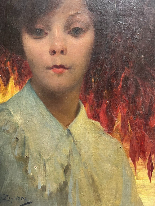 Eugène Louis Leopold Zigliara (1873-1918) - A l'Automne, Circa 1900