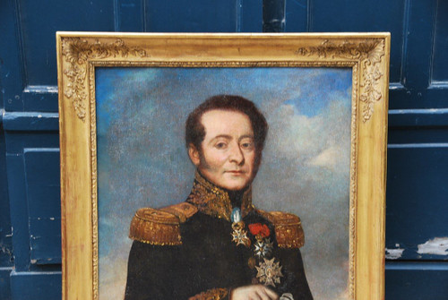 Portrait Of Admiral Mathieu Governor Of Martinique