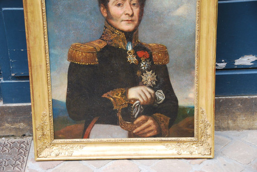 Portrait Of Admiral Mathieu Governor Of Martinique
